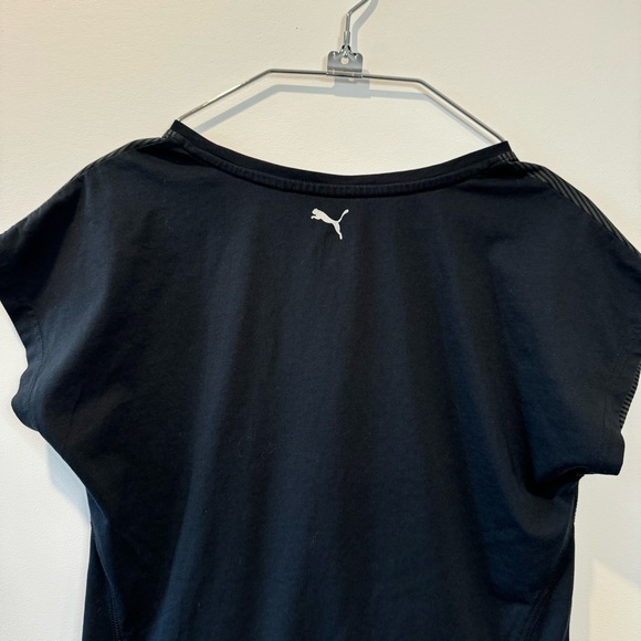 Puma Dolman Sleeve T-Shirt Top / Black / Small - Picture 4 of 7